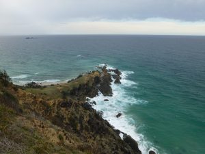 De ruige kust van Cape Byron
