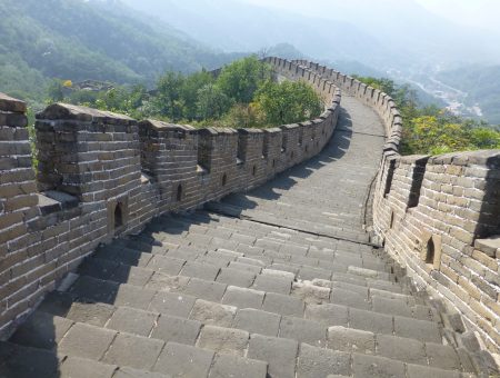 Ochtendgloren op de Chinese Muur