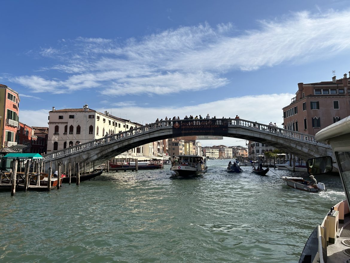 Brug over Grand Canal Venetië