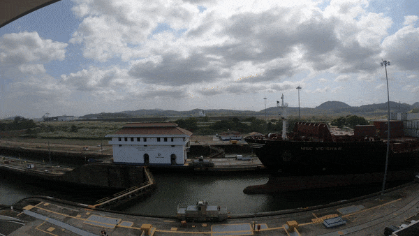 Panama kanaal sluizen