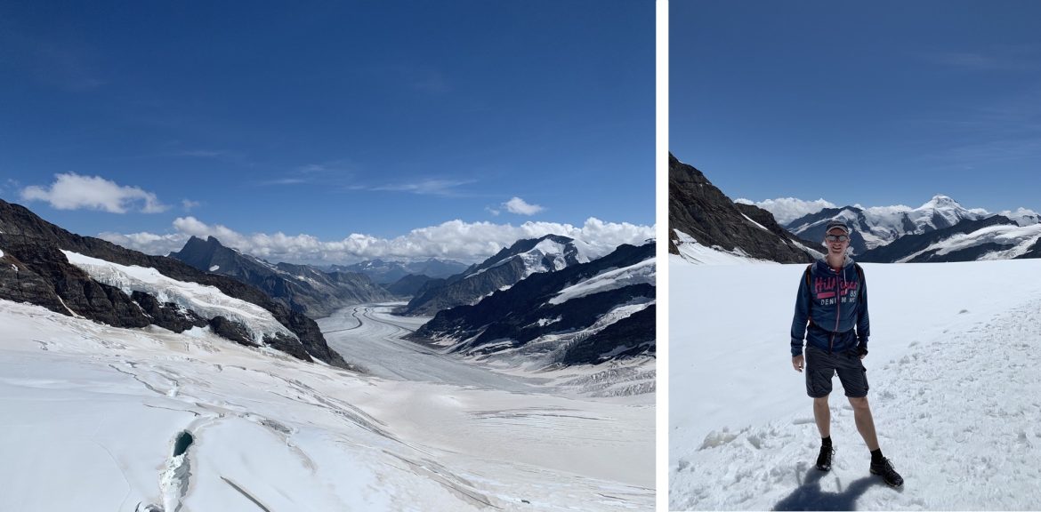 Jungfraujoch uitzicht